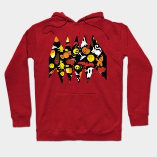 Halloween Teeth Pattern Hoodie